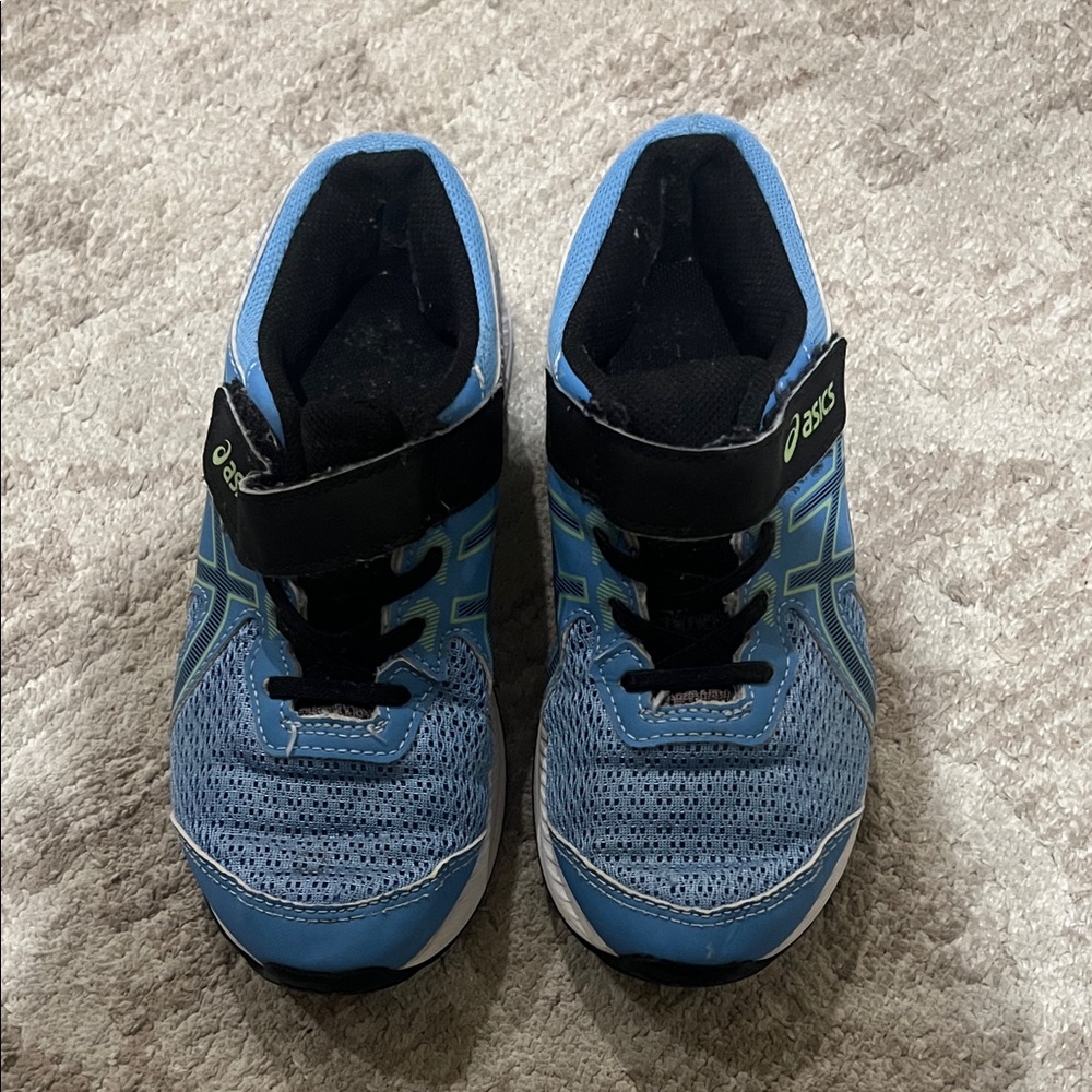 ASICS Kids Blue and Black Sneakers